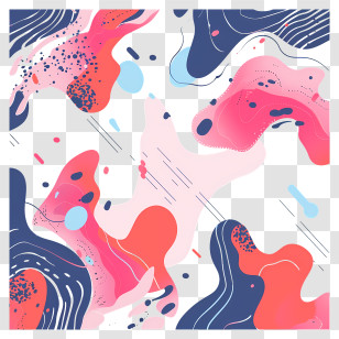 Abstract Background - Colorful Abstract Art Transparent PNG