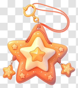 Key Chain - Cute Star Keychain Transparent PNG