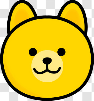 Dog - Cute Yellow Bear Cartoon Toy Transparent PNG