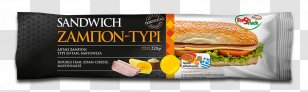 Junk Food Fast Advertising Snack - Sandwich Ham Transparent PNG