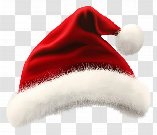 Santa Hat - Santa Hat For Festive Christmas Celebrations Transparent PNG