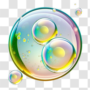 Soap Bubble
 - Colorful Iridescent Soap Bubbles Illustration Transparent PNG