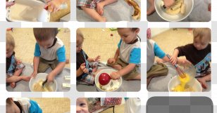 Toddler Food Collage Transparent PNG