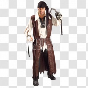 Costume Party Halloween Piracy Caribbean - Pirate Transparent PNG