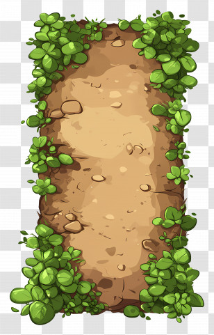 Tree Plan - Garden Path Surrounded By Greenery Transparent PNG