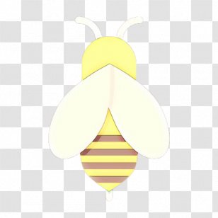 Bee Background - Yellow - Logo Transparent PNG