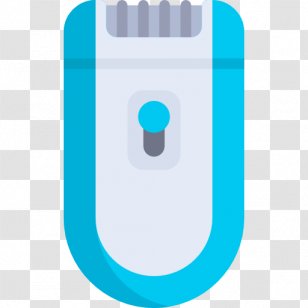 Icon - Flat Design - Blue Razor Transparent PNG