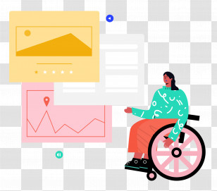 Wheel Chair People Transparent PNG