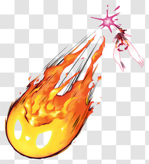 Cinderace - Animated Fireball With Face Transparent PNG
