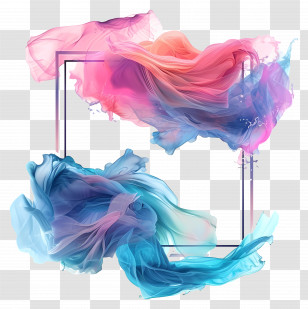 Minimalist Frame - Colorful Abstract Art For Creative Design Transparent PNG