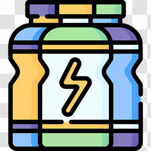 Energy Drink - Colorful Energy Drink Bottles Transparent PNG