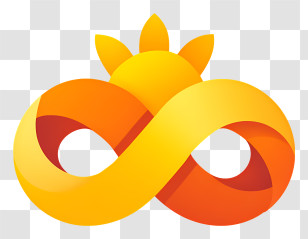 Sun Logo - Infinity Symbol With Sun Transparent PNG