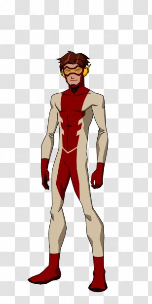 Wally West Flash Cyborg Aqualad - Headgear Transparent PNG