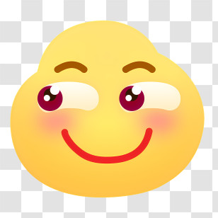 Arrow - Yellow Smiling Face Emoji Illustration Transparent PNG