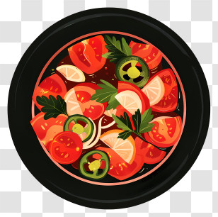 Tom Yum Goong - Tomato And Vegetable Dish Transparent PNG