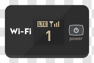 Icon - Portable Wi-Fi Device Transparent PNG
