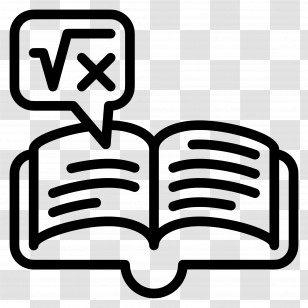 Book - Math Book Icon For Learning Transparent PNG