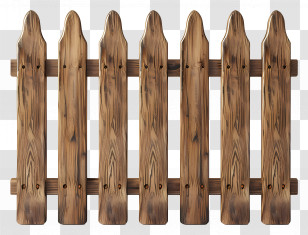 Picket Fence - Wooden Picket Fence Transparent PNG