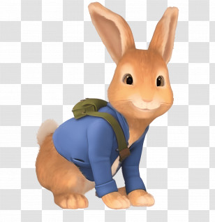 Peter Rabbit - Rabbit In Blue Jacket Transparent PNG