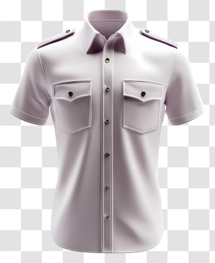 Work Wear Shirt For Males - White Formal Shirt Transparent PNG
