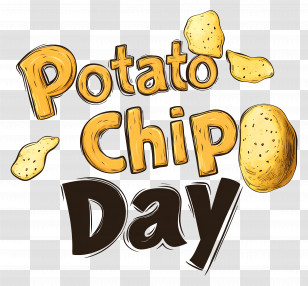 National Potato Chip Day - Potato Chip Day Celebration Transparent PNG