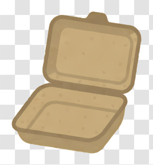 Icon - Eco-Friendly Brown Food Box Transparent PNG