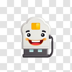 Fuel Pump - Smiling Gas Pump Cartoon Transparent PNG
