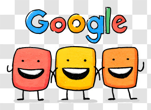 Google - Colorful Google Doodle Illustration Transparent PNG