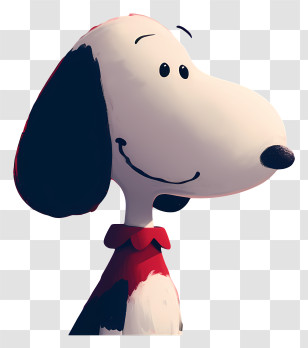 Snoopy - Smiling Cartoon Dog Character Transparent PNG