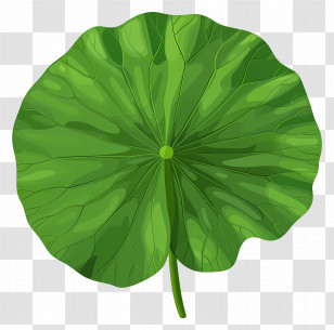 Lotus Leaf - Green Lotus Leaf Illustration Transparent PNG