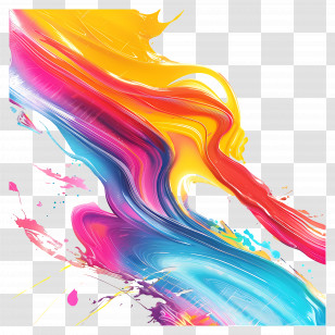Picsart Background - Vivid Abstract Colorful Artwork Design Transparent PNG