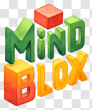 Mind Blox - Mind Blox 3D Colorful Logo Transparent PNG