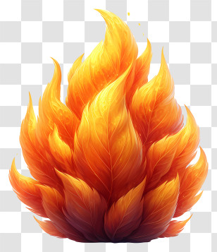 Fire - Cartoon Style Flame Or Fire Art Transparent PNG