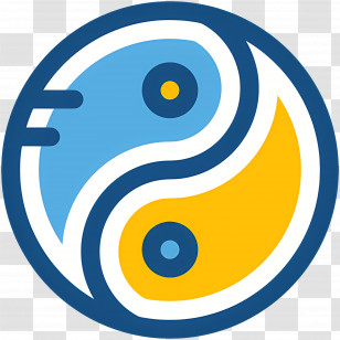 Yin Yang - Yin Yang Fish Symbol Transparent PNG