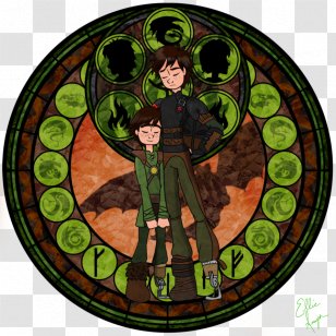 DeviantArt Stained Glass Hiccup Cartoon - Social Transparent PNG