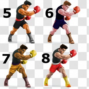 Wii King Hippo Little Mac Punch-Out!! Glass Joe - Striking Combat Sports Transparent PNG