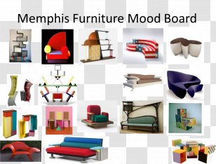 Furniture Mood Board Memphis Group Daybed - Wood Transparent PNG