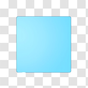 Post It Note - Blue Square Background Design Transparent PNG