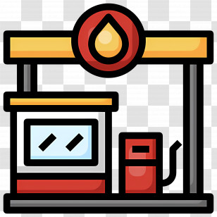 Gas Station - Gas Station Icon Transparent PNG
