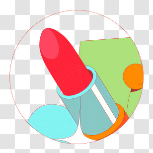 Icon - Red Lipstick Illustration Transparent PNG