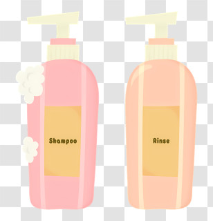 Fashion Shampoo Pink Shampoo Blue Shampoo Shampoo Bottle Transparent PNG