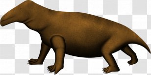 Sea Lion Riebeeckosaurus Synapsid Capitanian Art - Marine Mammal - Tapinocephalia Transparent PNG