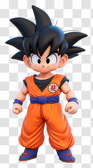 Goku - Anime Cartoon Character Transparent PNG