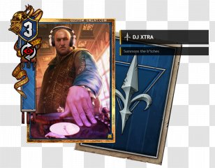 Gwent: The Witcher Card Game 3: Wild Hunt Geralt Of Rivia CD Projekt - Playing - Dj Artist Transparent PNG