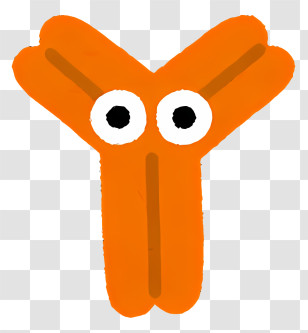 Clipart - Cartoon Antibody Illustration For Science Transparent PNG