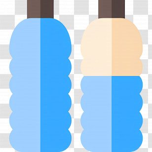 Water Bottle - Two Water Bottles Transparent PNG