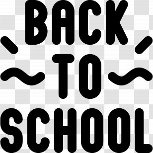 Back To School - Back To School Text Transparent PNG