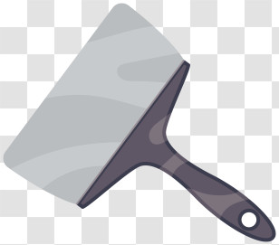 Shovel - Flat Illustration Of A Scraper Tool Transparent PNG