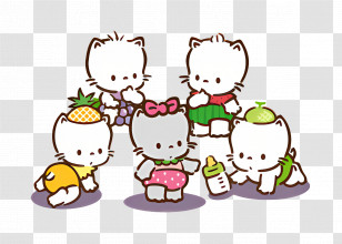 Cheeky Kittens - Playful Cute Kittens Transparent PNG