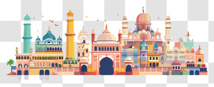 Mathura - Global Icons Of Architecture Illustration Transparent PNG